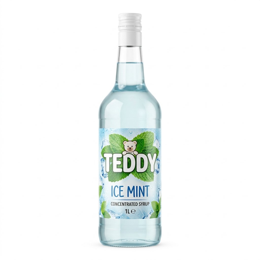 Concentrated ICE MINT TEDDY Syrup 1L